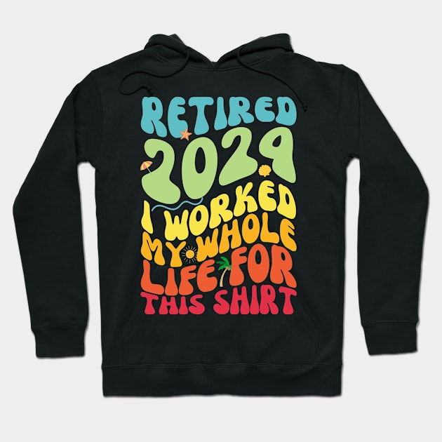 Retired 2024: Summer Shades for Men & Women Hoodie by Orth